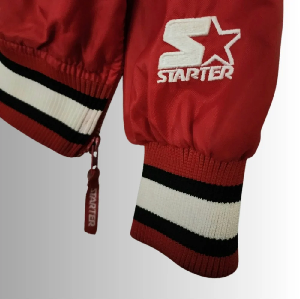 Vintage x 90s STARTER NHL Detroit Red Wings Pullover Sweatshirt - Picture 5 of 7